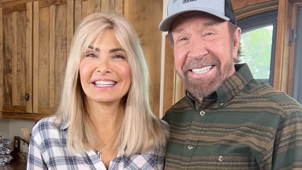 Gena and Chuck Norris Share How Their Six Dogs Keep Them Healthy Ahead